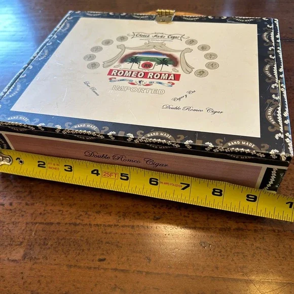 Cigar Box Purse Romeo Roma Clinique Cheron Art Nouveau Beaded Bamboo Handle Bag - Picture 3 of 16